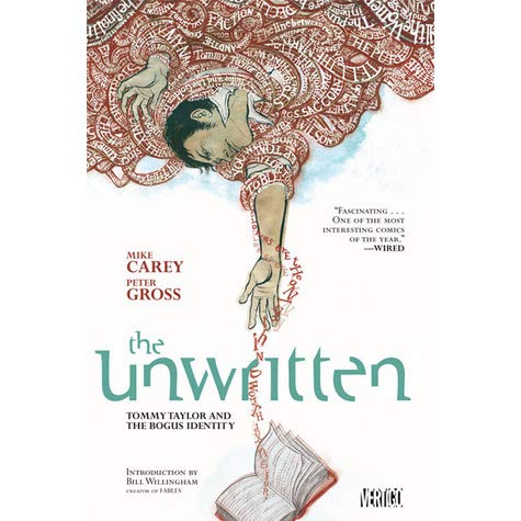 Book Review: The Unwritten, Vol. 1: Tommy Taylor and the Bogus Identity  by Mike Carey and Peter Gross