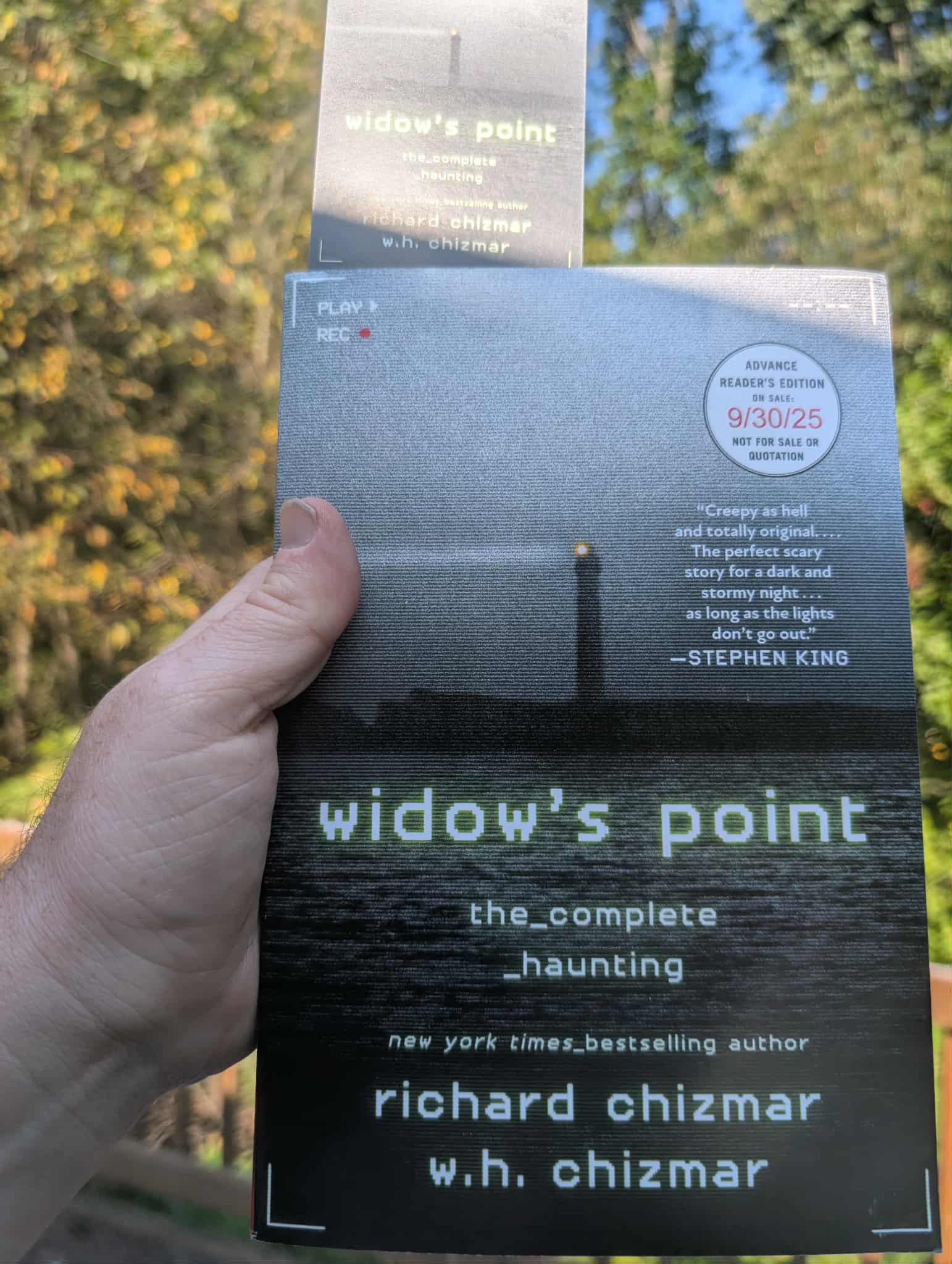 Book Mail: ARC for Widow’s Point by Richard Chizmar and W.H. Chizmar