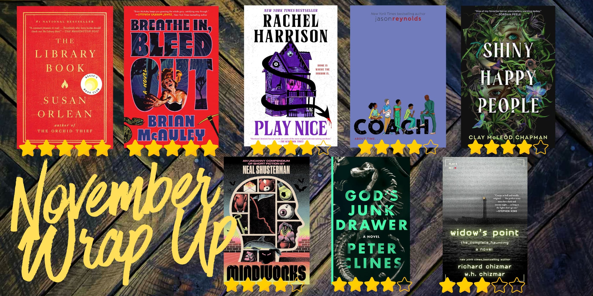 Wrap Up: November 2025 Book reviews